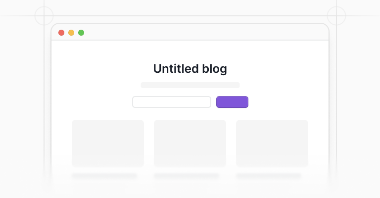 Blog pages